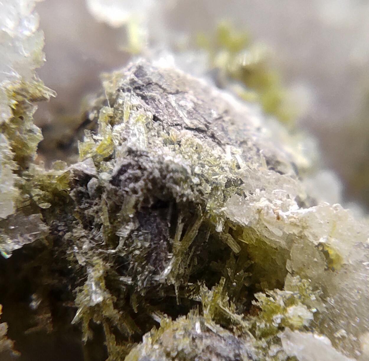 Clinozoisite Calcite & Andradite