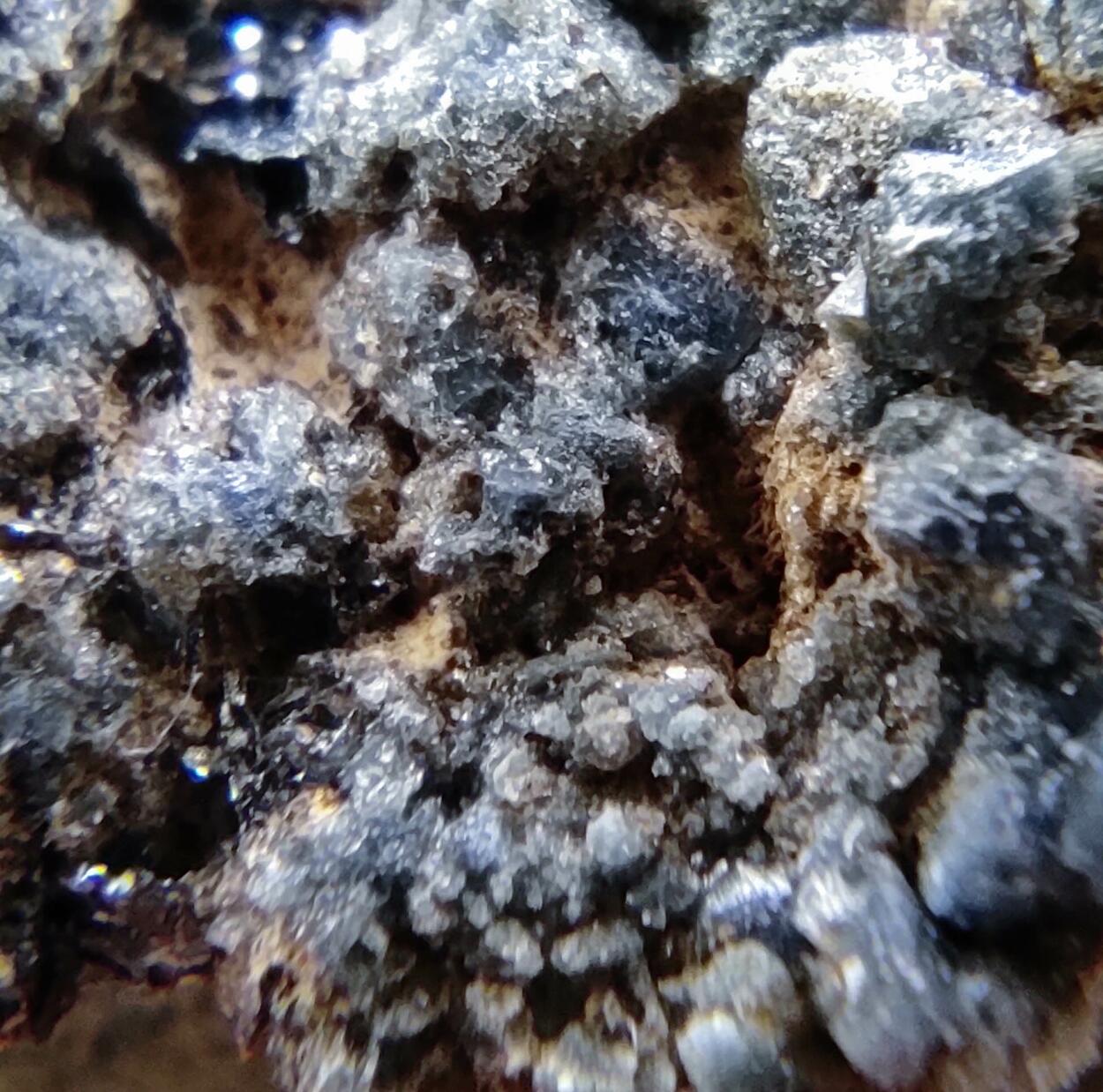 Blue Quartz & Hematite