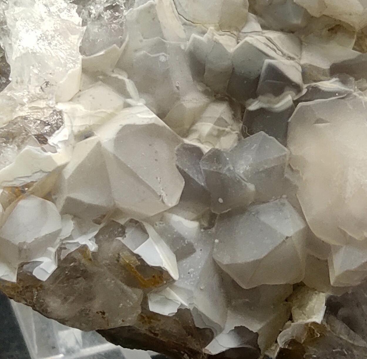 Chalcedony On Amethyst Quartz