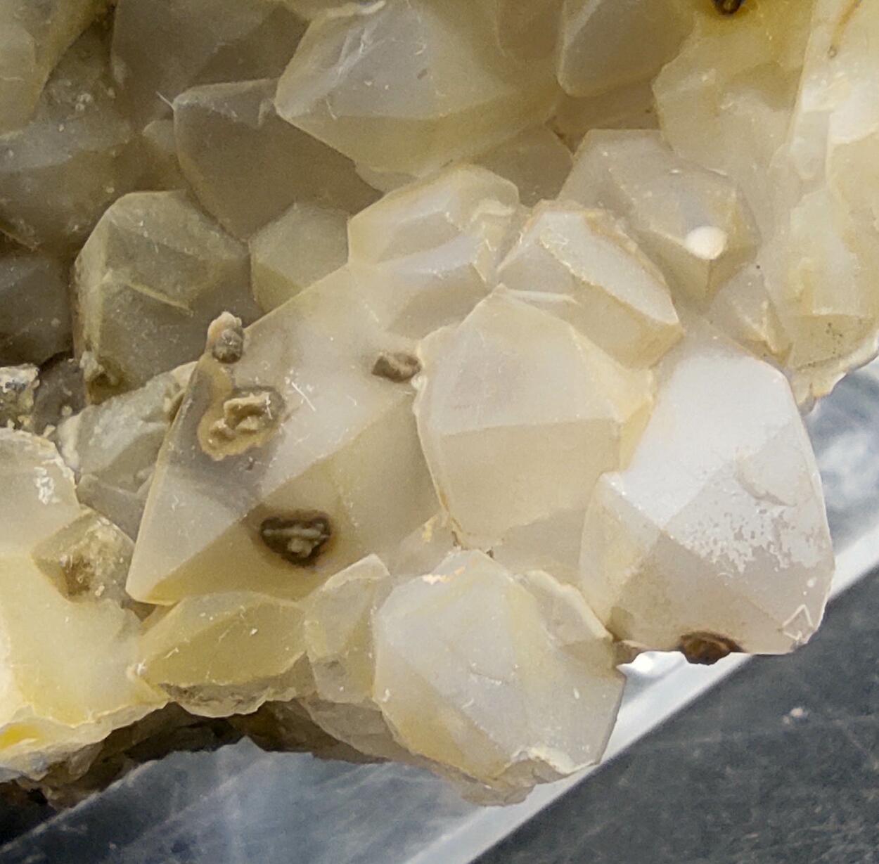 Chalcedony On Amethyst Quartz