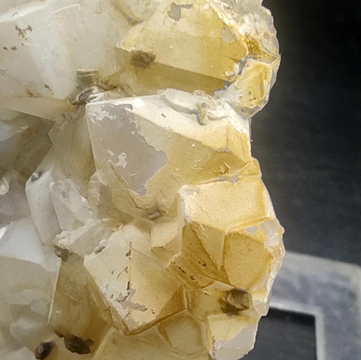 Chalcedony On Amethyst Quartz