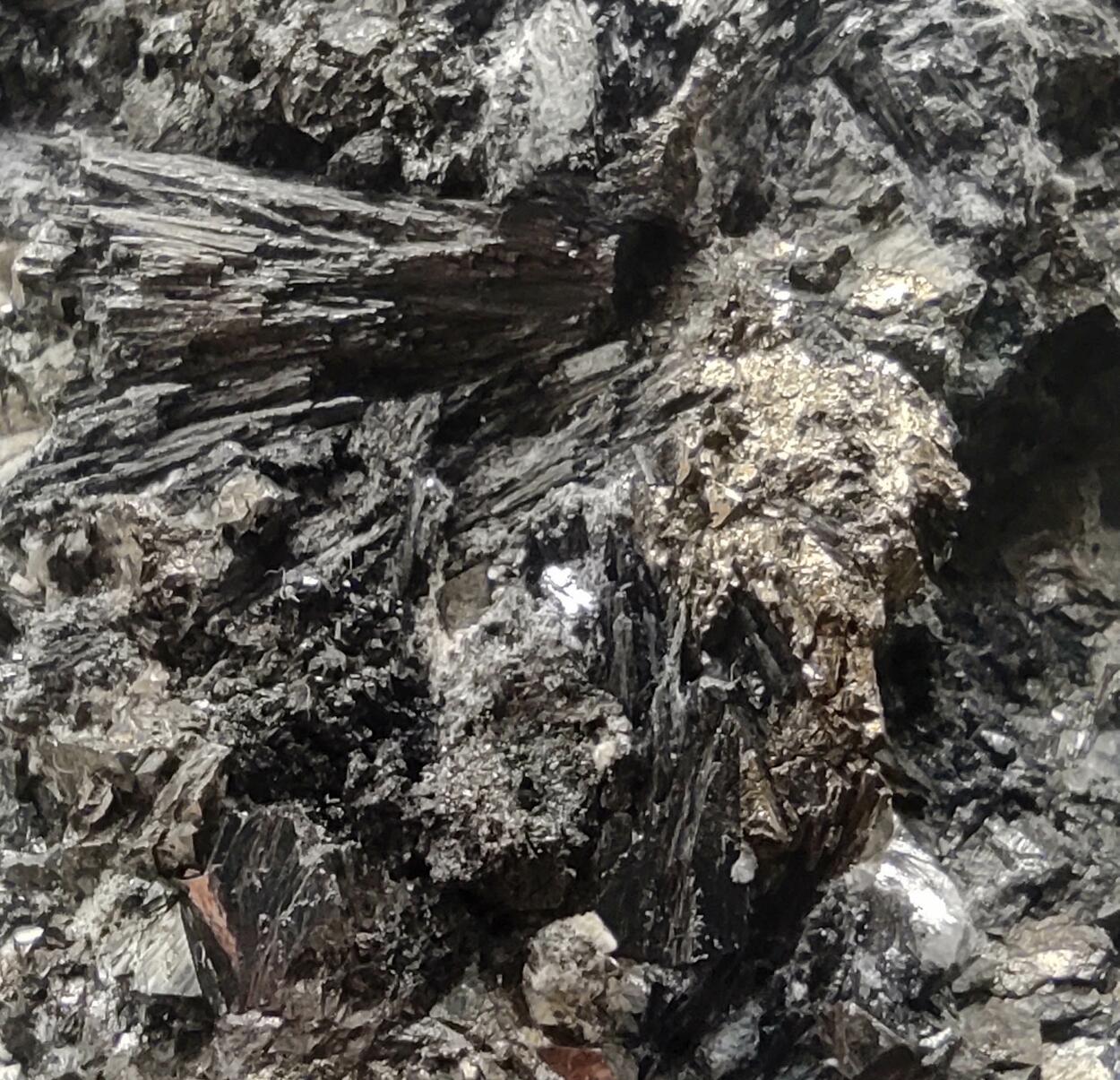 Jamesonite Arsenopyrite & Pyrite