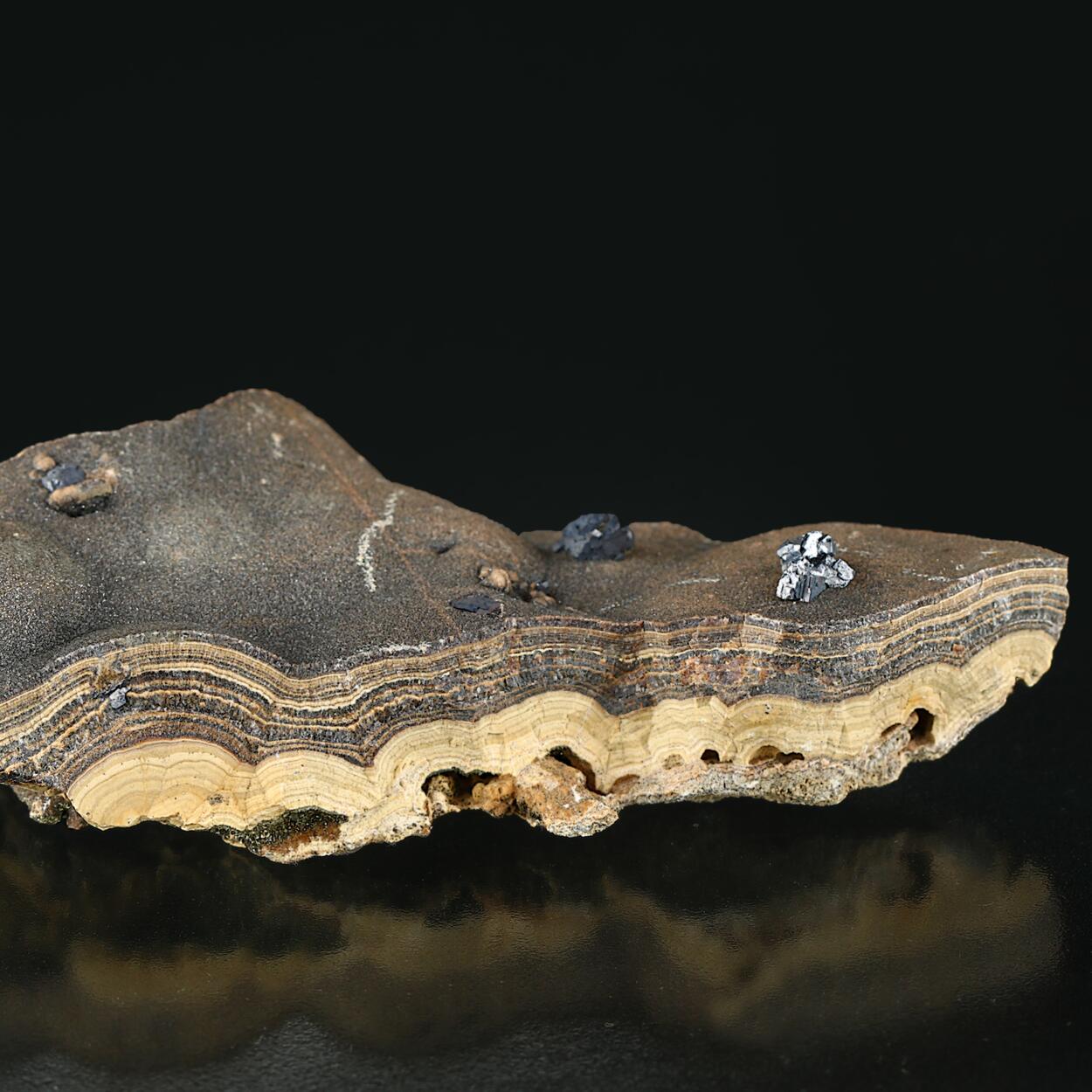 Galena On Schalenblende