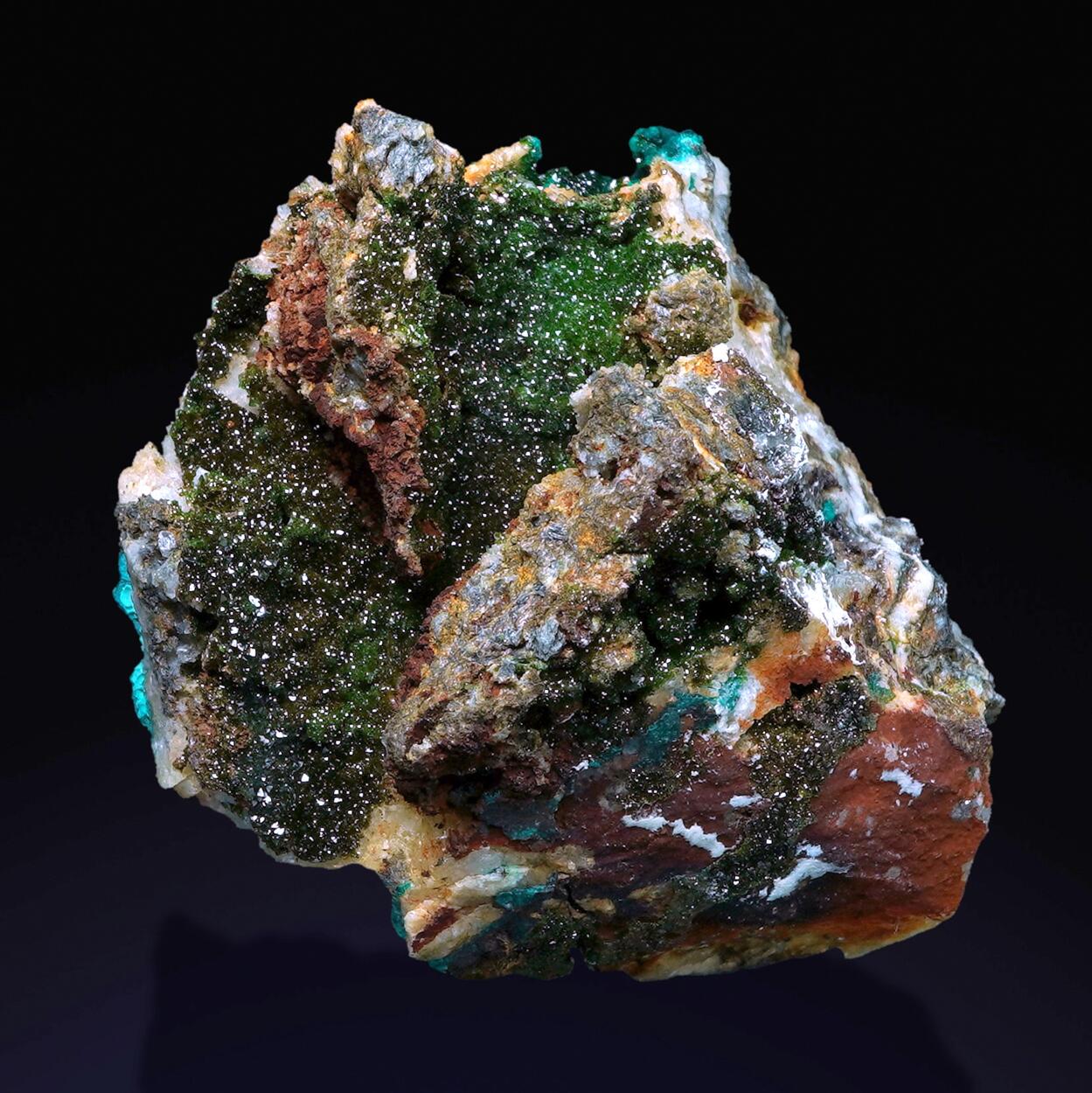 Libethenite & Pseudomalachite