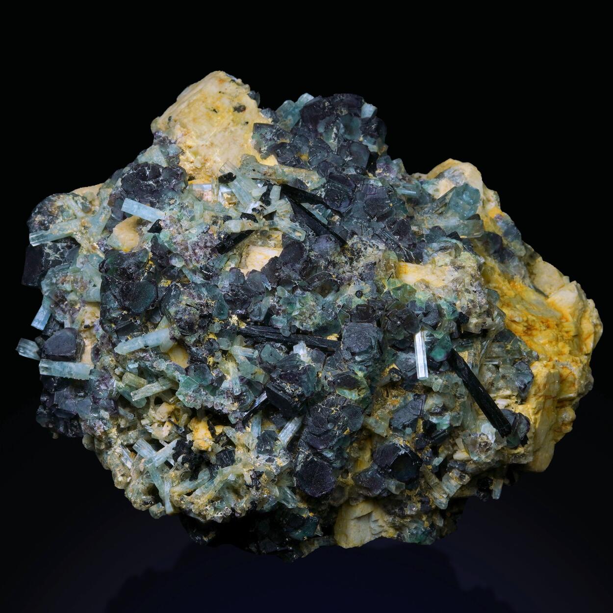 Aquamarine Fluorite & Feldspar