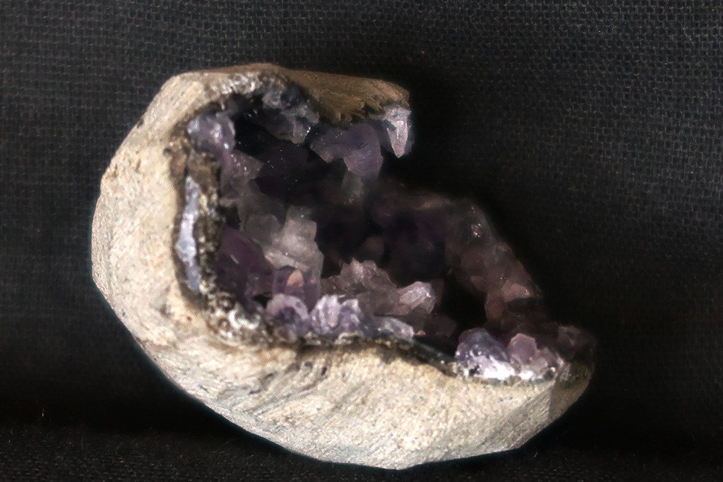 Amethyst On Heulandite