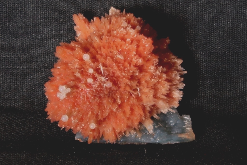 Scolecite On Chalcedony