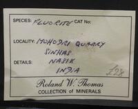 Roland Thomas Collection label