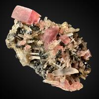 Rhodochrosite Quartz & Tennantite