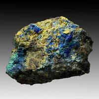 Linarite On Beaverite-(Cu)