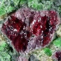 Pyrope Chromian Diopside Kelyphite & Forsterite