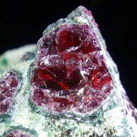 Pyrope & Kelyphite With Chromian Diopside In Forsterite