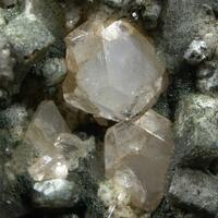 Apatite On Adularia With Chlorite