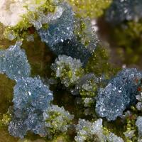 Scorodite With Dussertite & Bariopharmacosiderite