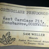 Kaolinite Psm Orthoclase Carlsbad Twin