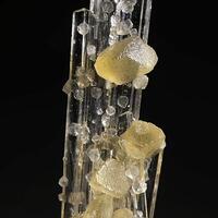 Scolecite With Calcite