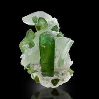 Quartz With Tourmaline