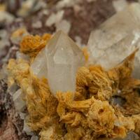 Tinzenite & Quartz