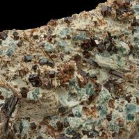 Grossular Var Hessonite Vesuvianite & Clinochlore