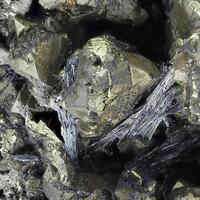 Aikinite With Chalcopyrite