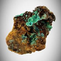 Rosasite With Malachite