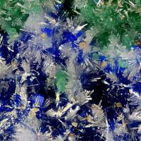 Strontianite & Azurite