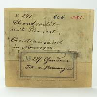 Chondrodite With Spinel Var Pleonaste