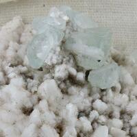 Apophyllite On Stilbite