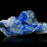 Linarite & Fluorite