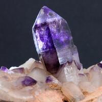 Amethyst Quartz & K Feldspar