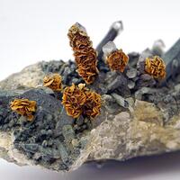 Sceptre Quartz With Siderite