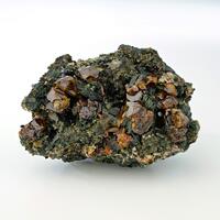 Andradite On Actinolite