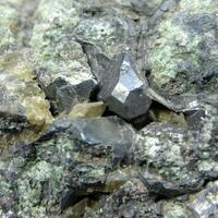 Chloanthite With Smaltite & Annabergite