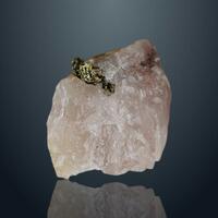 Native Gold With Petzite & Aikinite