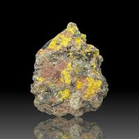 Carnotite With Ilmenite & Davidite-(Ce)