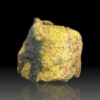 Uranophane With Coffinite & Uraninite