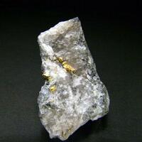 Gold Coloradoite & Hessite In Quartz