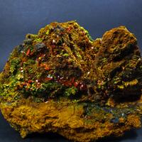 Crocoite On Pyromorphite & Hinsdalite