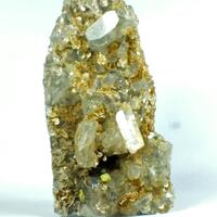 Kësterite & Mushistonite On Goshenite & Quartz