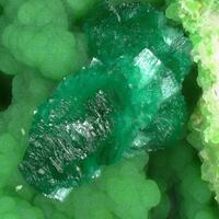 Parnauite On Conichalcite