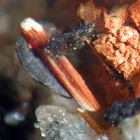 Astrophyllite Ilmenite & Zircon