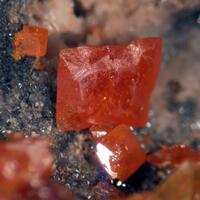 Wulfenite Vanadinite & Calcite