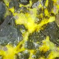 Uraninite With Gummite & Zircon Var Cyrtolite