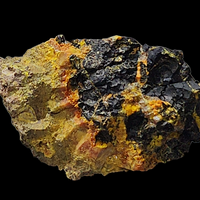 Compreignacite With Becquerelite & Uraninite