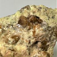 Anglesite & Sulphur In Gypsum