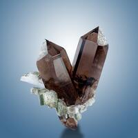 Smoky Quartz & Adularia