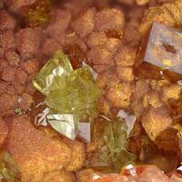 Scorodite & Bariopharmacosiderite