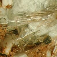 Lorenzenite With Burbankite Ilmenite-Pyrophanite Series & Smectite Group