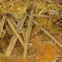 Rutherfordine With Curite & Uranophane