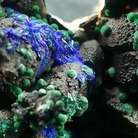 Brochantite Linarite & Malachite